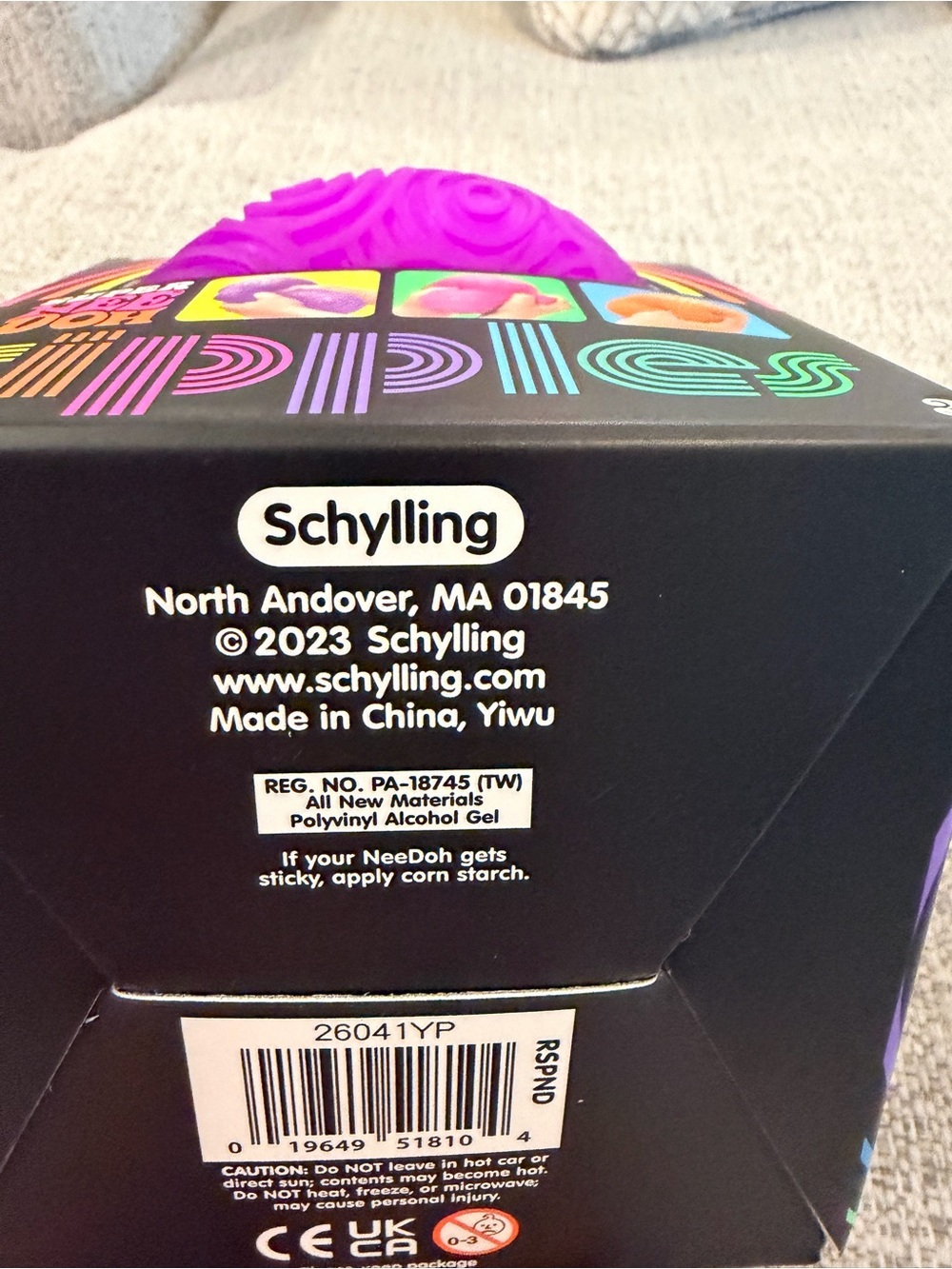 Rare Super NeeDoh Ripples XL Giant Sensory Squishy Fidget Ball Purple NIB - Picture 8 of 12